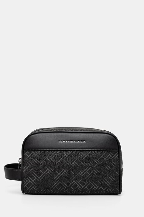 Tommy Hilfiger cestovná kozmetická taška pánska čierna AM0AM14298