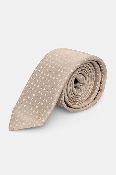 BOSS краватка чоловіча TIE CM6 262 бежева 50562105