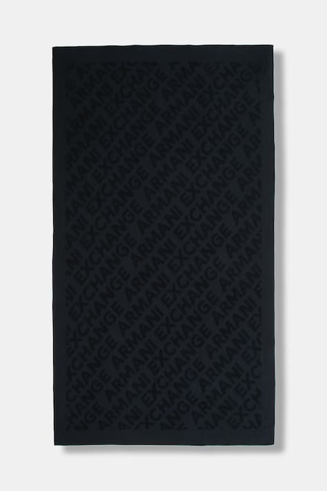 Armani Exchange ręcznik bawełniany granatowy XM002869