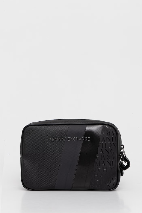 Armani Exchange kozmetička torbica za muškarce od imitacije kože crna XM001271