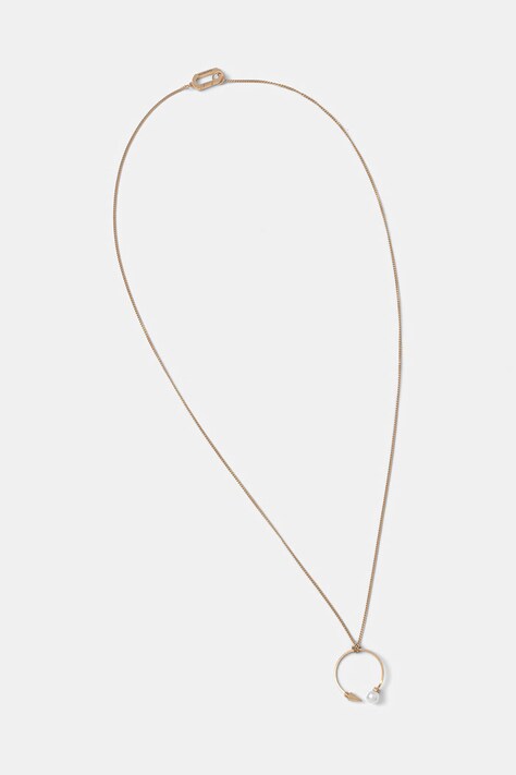 AllSaints naszyjnik z zawieszką męski metalowy 37568580BRS126