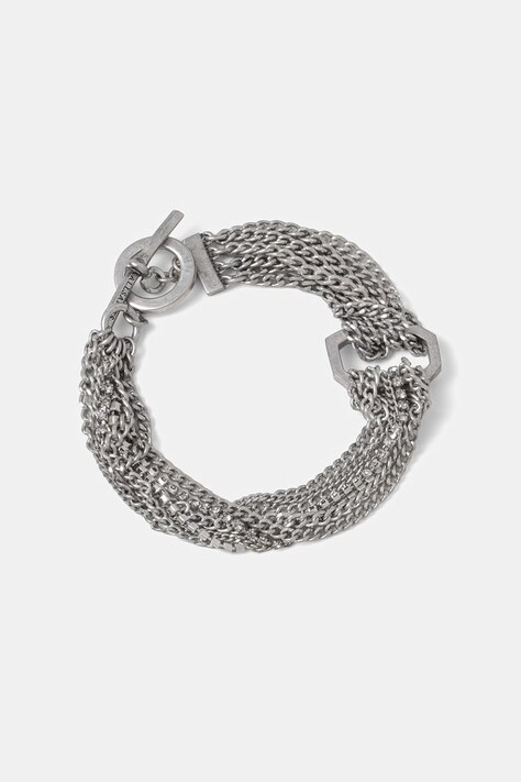 AllSaints bransoletka męska metalowa 37568832SLV041