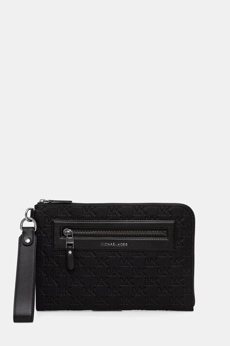 Michael Kors kosmetyczka męska skórzana czarna 33S6LJSU8L