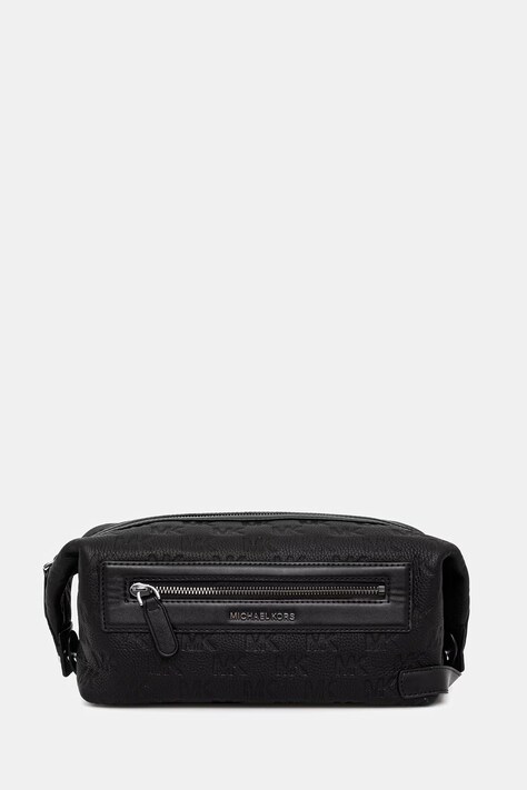 Michael Kors kosmetyczka męska skórzana czarna 33S6LJSN2L