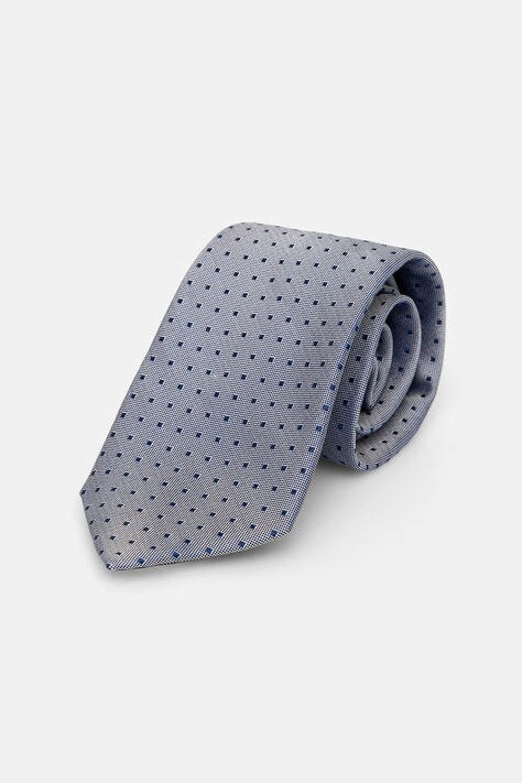 Michael Kors krawat męski jedwabny niebieski MK0DT00222