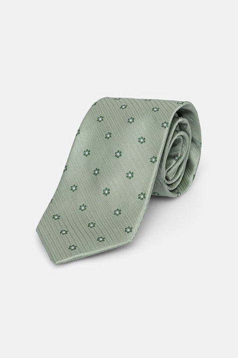 Michael Kors krawat męski jedwabny zielony MK0DT00224