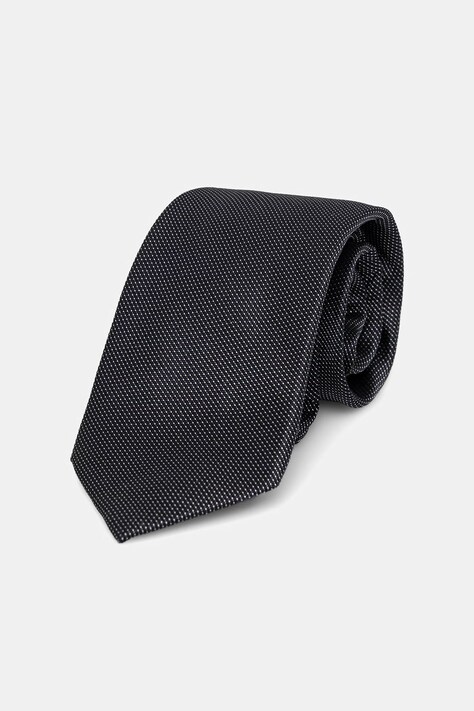 Michael Kors krawat męski jedwabny granatowy MK0DT00237