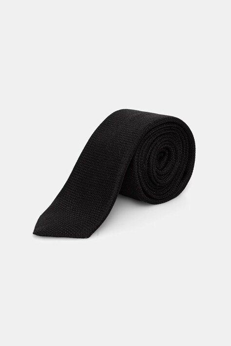 Karl Lagerfeld krawat męski z jedwabiem czarny 552173.805100