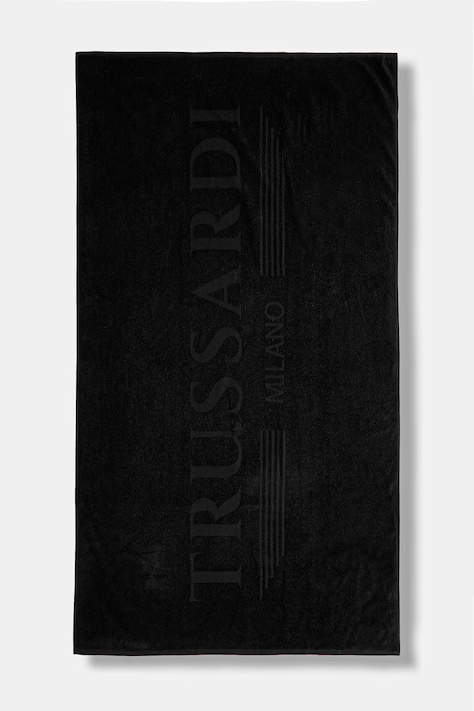 Trussardi prosop din bumbac negru TRU26MTW01
