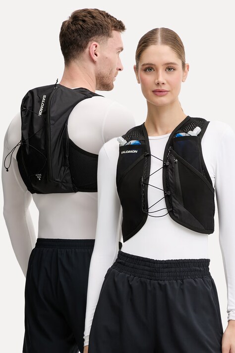 Γιλέκο τρεξίματος Salomon ACTIVE SKIN 8 χρώμα: μαύρο, LC2177800