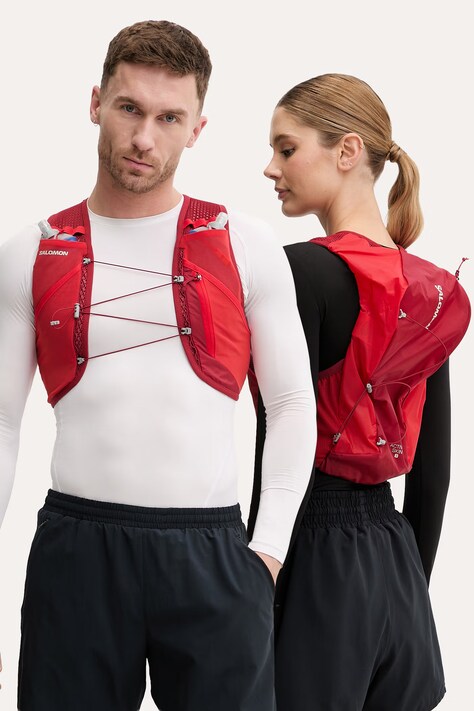 Γιλέκο τρεξίματος Salomon ACTIVE SKIN 8 χρώμα: κόκκινο, LC2177900