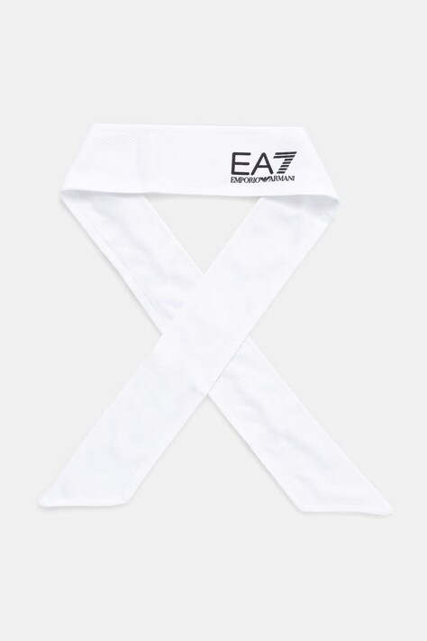 EA7 Emporio Armani opaska na głowę kolor biały AF18708.7X000348