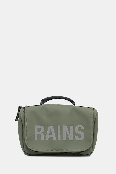 Rains kosmetyczka 16310 Texel Wash Bag W3 kolor zielony 16310