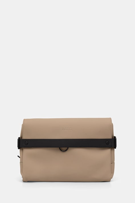 Kozmetična torbica Rains 16480 OTG Wash Bag W3 bež barva, 16480