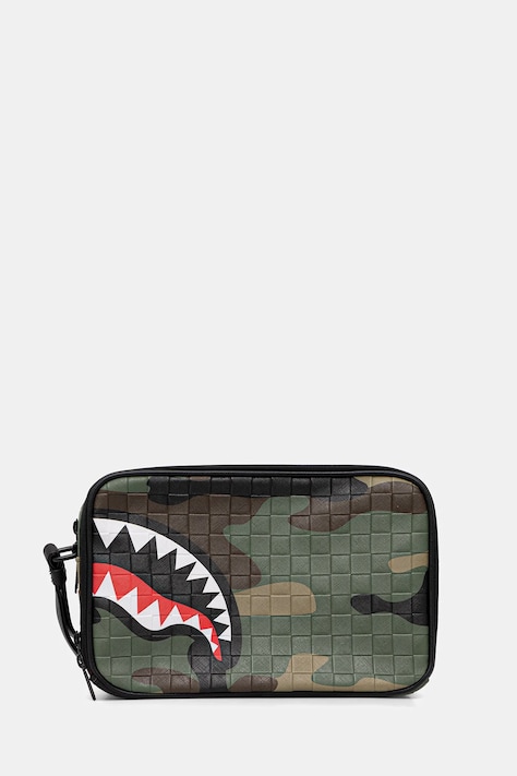 Kozmetická taška Sprayground zelená farba, 910B8266NSZ