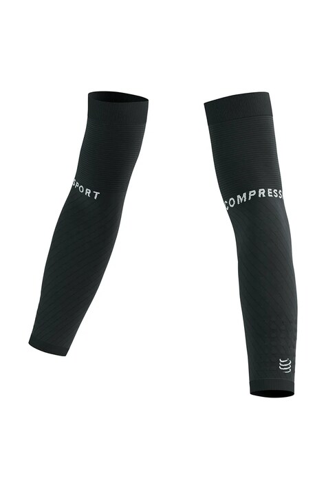Compressport rękawy czarne CASU1037