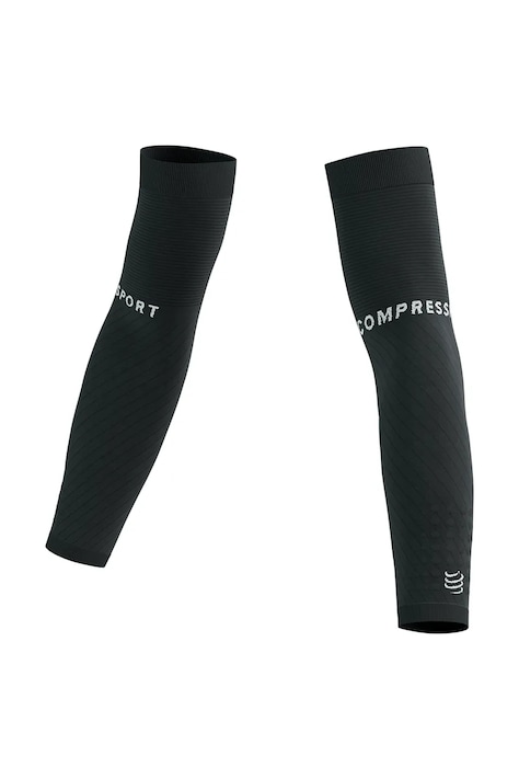 Compressport rękawy czarne CASU1037
