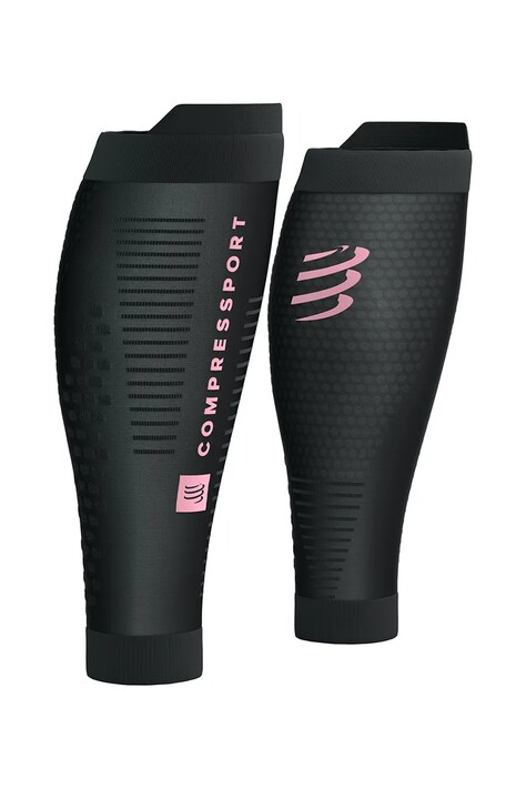 Compressport opaski kompresyjne na łydki R2 3.0 - EAT MY DUST! czarne CCSU1348
