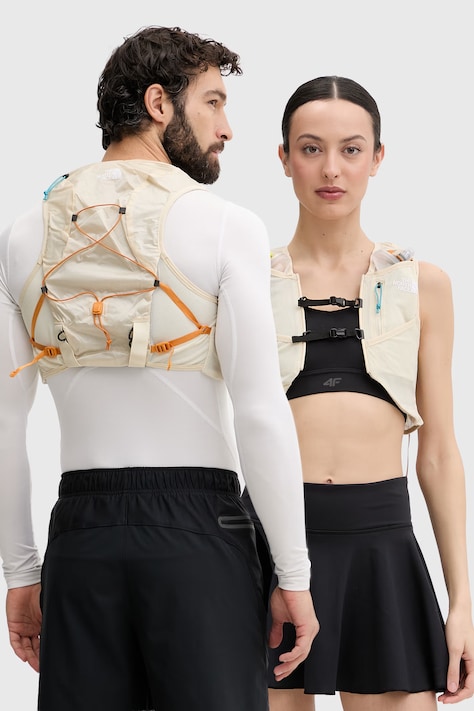 The North Face kamizelka do biegania Sunriser beżowa NF0A81DZNOL1