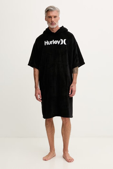 Hurley Полотенце для плавания и пляжа чёрное AR8848