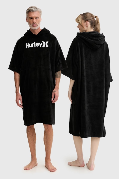 Hurley Полотенце для плавания и пляжа чёрное AR8848