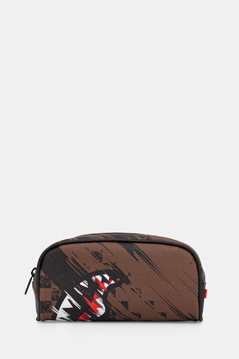 Sprayground kosmetyczki z imitacji skóry brązowe 910B8973NSZ