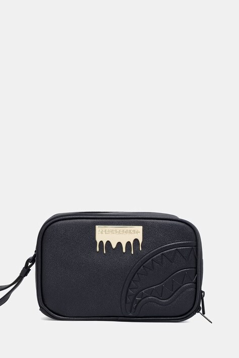 Sprayground kosmetyczka z imitacji skóry czarna 910B9043NSZ