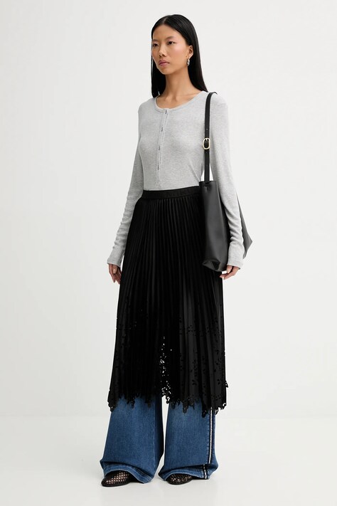 MUNTHE longsleeve GRACE kolor szary 247112324769
