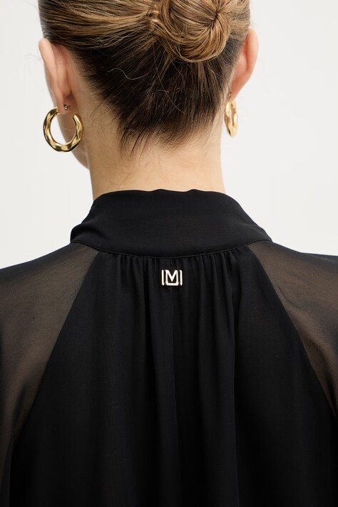 Marciano by Guess bluzka HELLEN damska kolor czarny gładka 6RGH03 7429A