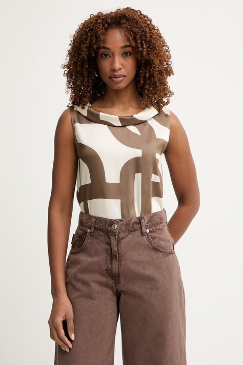 Marella блузка для женщин Emme by Marella коричневая 2615161142200