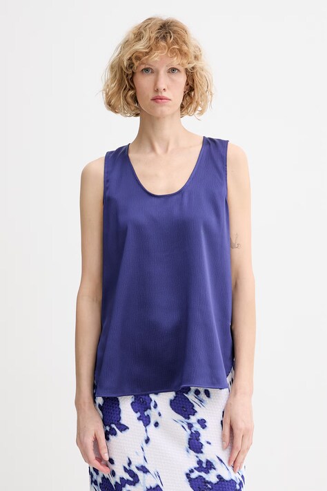 Calvin Klein blúzka dámska fialová hladká LV044F128G