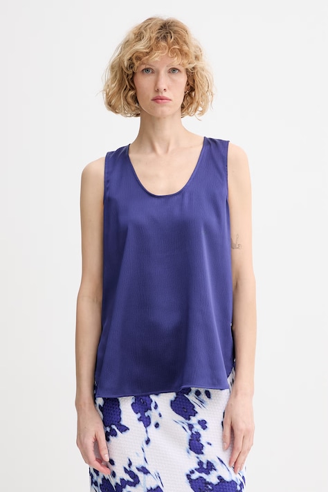 Calvin Klein blúzka dámska fialová hladká LV044F128G