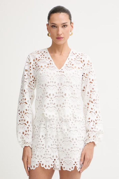 Twinset bluza ženska luknjičasta bežna 261LM2CAA