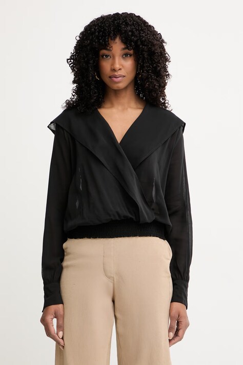 Pinko μπλούζα Γυναικεία μαύρη απλή 106848 A3B2