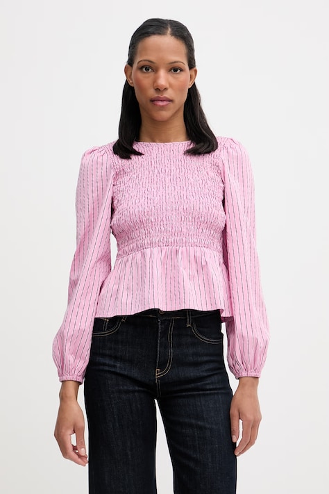 Marc O'Polo μπλούζα Γυναικεία με lyocell ροζ ριγέ 5000008253