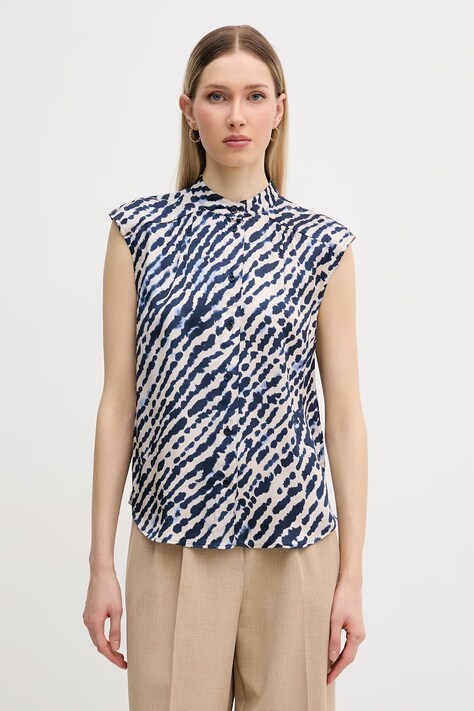 Marc Aurel koszula damska z wiskozy beżowa 5314B11088