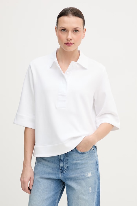 Joop! polo damski kolor biały 30100576