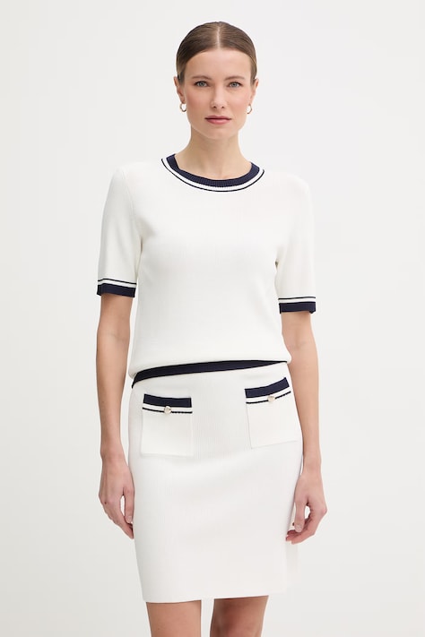 Joop! sweter damski z wiskozą beżowy 30101614