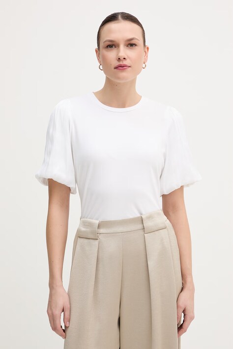 Dkny t-shirt damski kolor biały P6BH7ENV