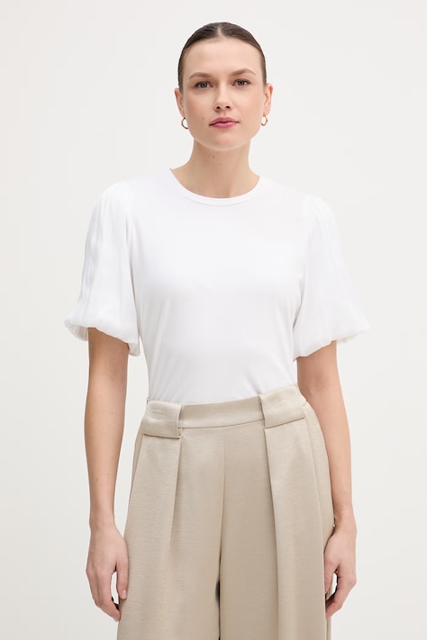 Dkny t-shirt damski kolor biały P6BH7ENV