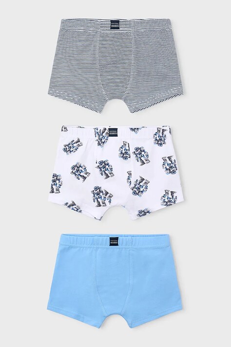 Mayoral bokserki dziecięce 3-pack kolor niebieski 10171