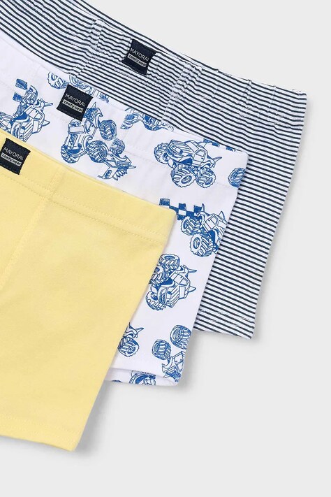 Mayoral bokserki dziecięce 3-pack kolor niebieski 10171