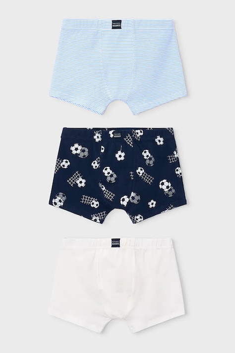 Dětské boxerky Mayoral 3-pack tmavomodrá barva, 10171