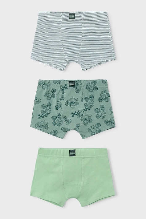 Mayoral boxeri copii 3-pack culoarea verde, 10171