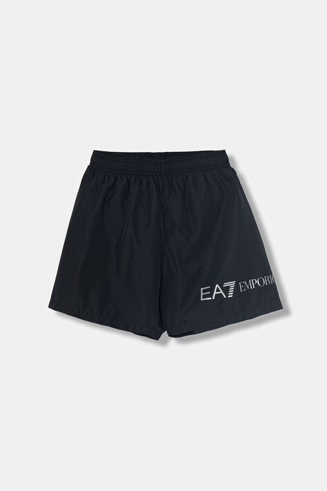 EA7 Emporio Armani szorty kąpielowe dziecięce czarne 7B000341 AF13049