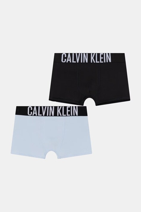Calvin Klein Underwear bokserki dziecięce bawełniane z elastanem 2-pack niebieskie B70B700509