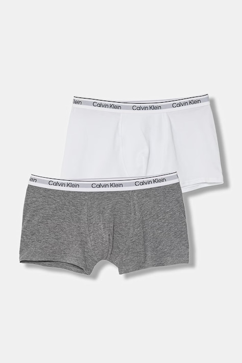 Calvin Klein Underwear bokserki dopasowane dziecięce bawełniane z elastanem 7-pack szare B70B700516