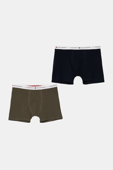Tommy Hilfiger boxeri pentru copii din bumbac cu elastan pachet de 2 bleumarin UB0UB00548