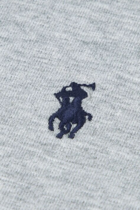 Polo Ralph Lauren роздільна піжама дитяча бавовняна з еластаном — SS26-BIB01P, сірий — фото 4