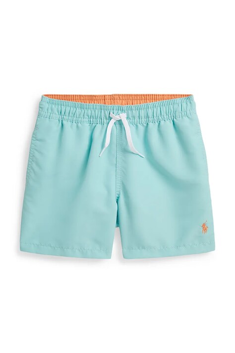 Polo Ralph Lauren spodenki do pływania dziecięce turkusowe 322904015500